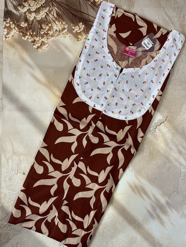 Feeding and non feeding frock -(Angel) XL #37