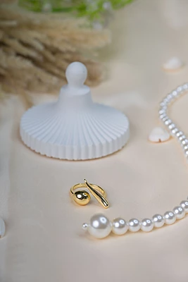 Gold Droplet Ring