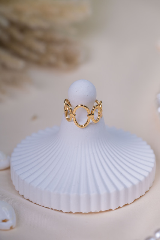 Gold Link Ring