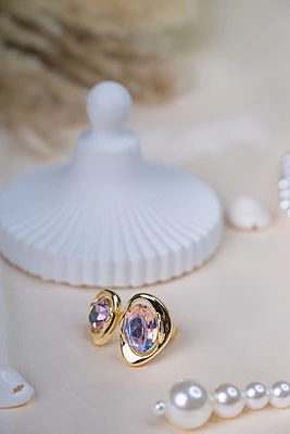 Aurora Oval Stone Ring