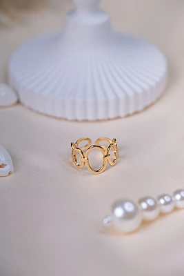 Gold Link Ring