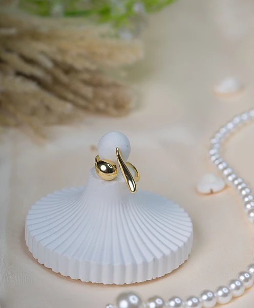 Gold Droplet Ring