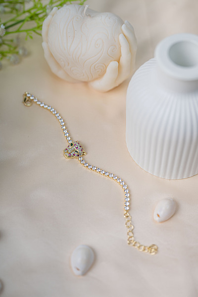 Regal Pather- tennis Bracelet