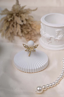 Crystal Dragonfly Ring