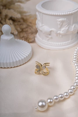 Serene Butterfly Ring