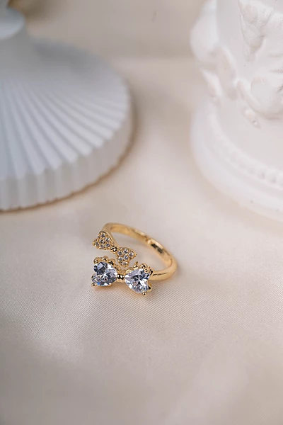 Gilded Ribbon Wrap Ring