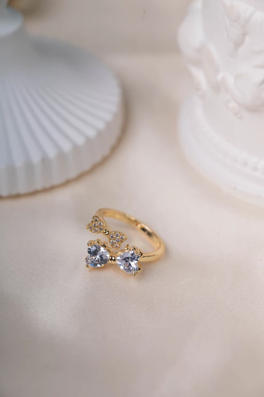 Gilded Ribbon Wrap Ring