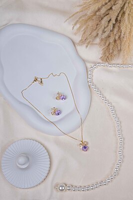 The Lavender Bow Radiance Set