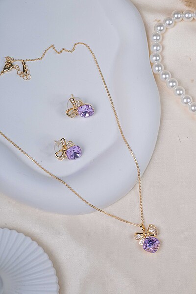 The Lavender Bow Radiance Set