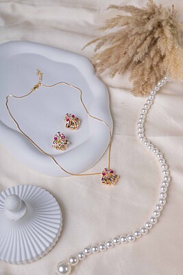 Royal Prism Necklace & Earrings Set
