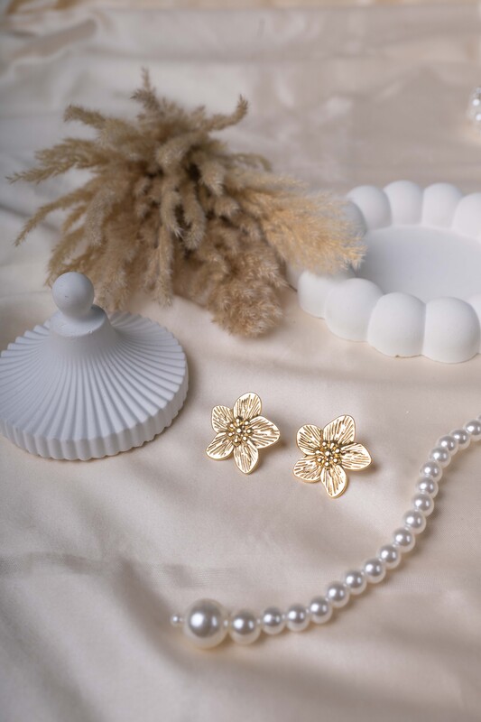 Golden Blossom Earrings
