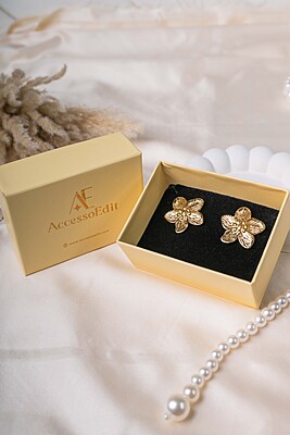Golden Blossom Earrings