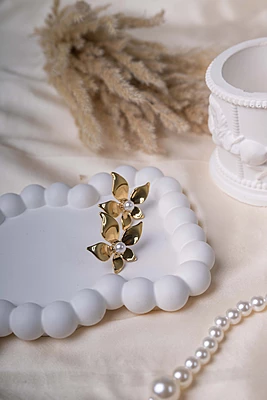 Golden Flora Studs