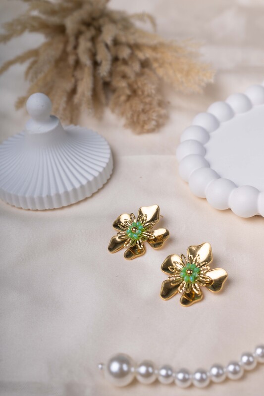 Emerald Bloom Earrings