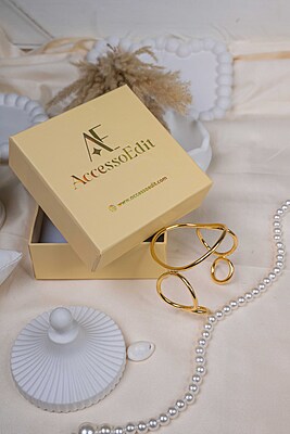 Circular Link Statement Cuff