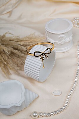 Infinity Bow Charm Bracelet