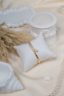 Golden Arc Bracelet