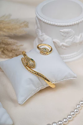 Serpent Ring & Cuff Set