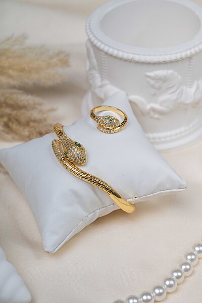 Serpent Ring & Cuff Set