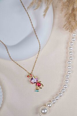 Crystal Bunny Necklace