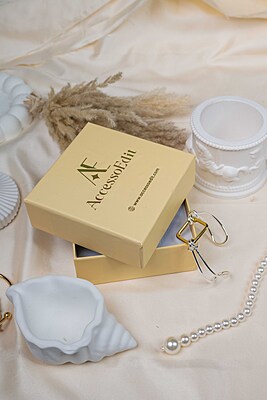 Two-Tone Square Frame Bracelet