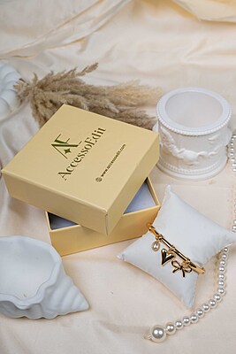 Heart & Bow Charm Bracelet