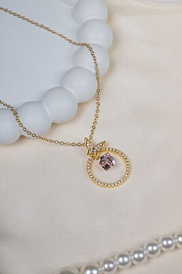 Butterfly Ring Necklace