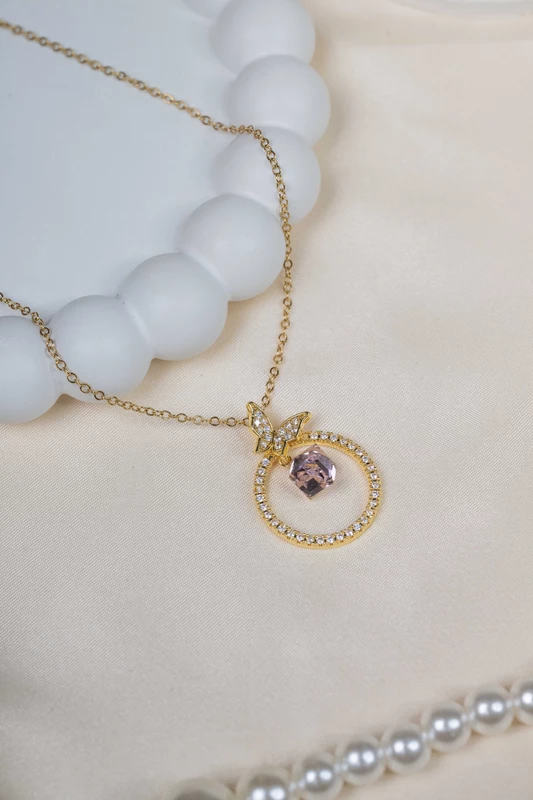 Butterfly Ring Necklace