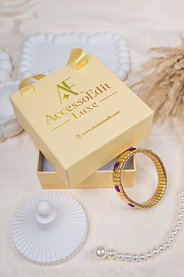 Luxe Royale Purple Cuff