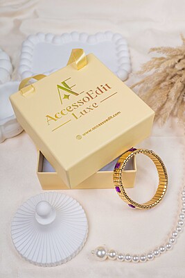 Luxe Royale Purple Cuff