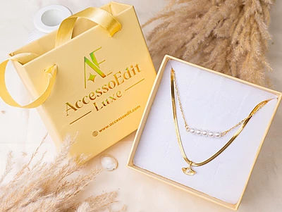 Pearl Leaf Layered Chain