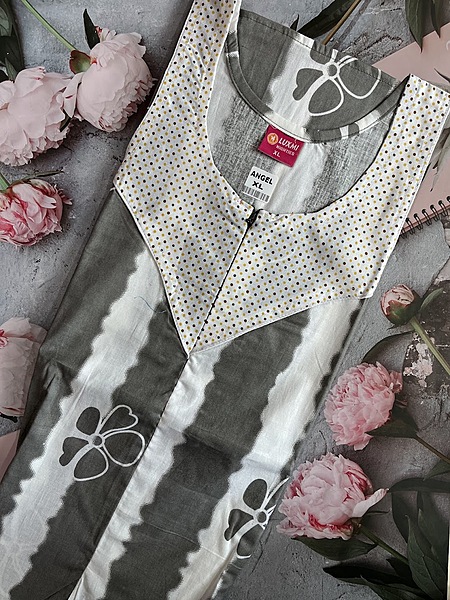 Feeding and non feeding frock -(Angel) XL #40