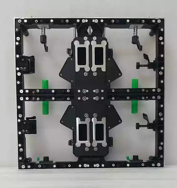 Aluminium die-cast indoor rental LED cabinet, 500 x 500 mm