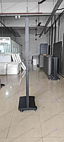 Foldable aluminium diecast indoor LED standee cabinet 640 x 1920 mm, back service – Lumina