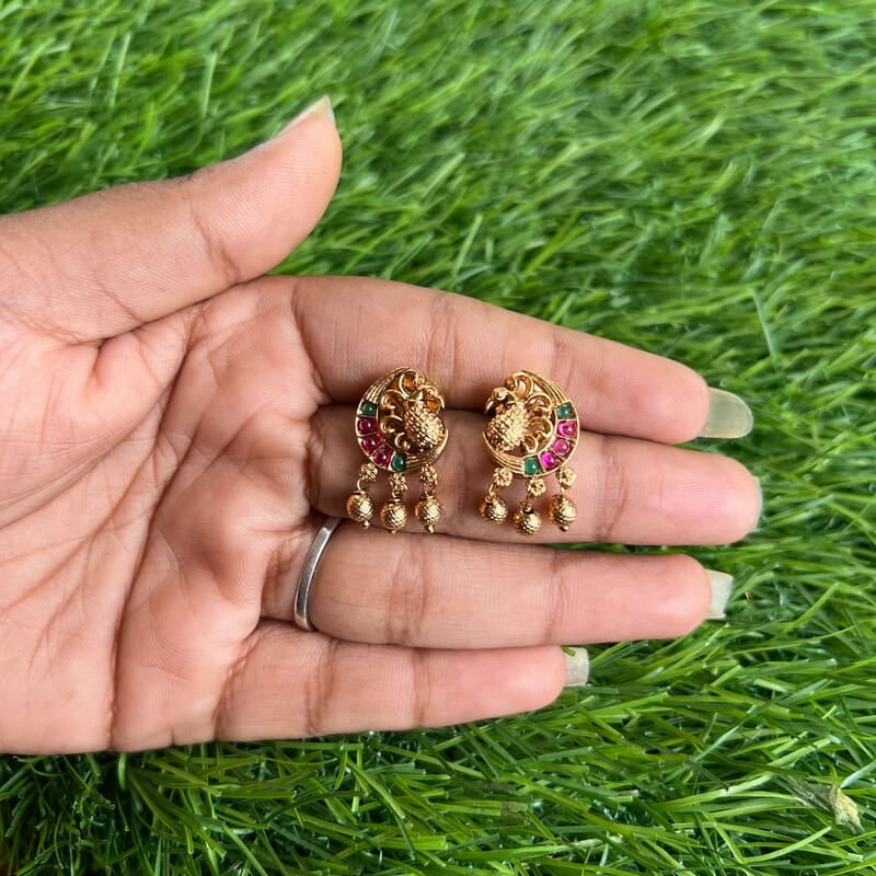 ANTIC NAGAS PEACOCK STUD