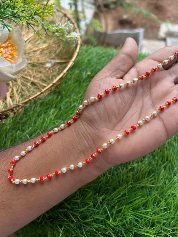 MUTHU WITH PAVALLAM CHAIN