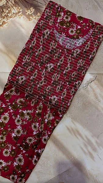Smoking frock Nighty #1459