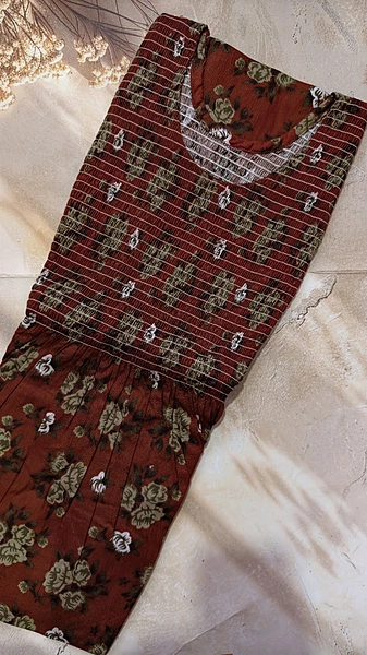 Smoking frock Nighty #1442