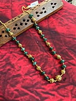 bead antique chain - candy stone beads