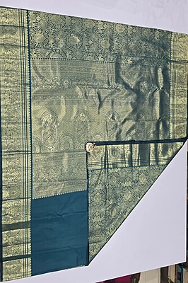 Brocket Self Saree (id 6003)