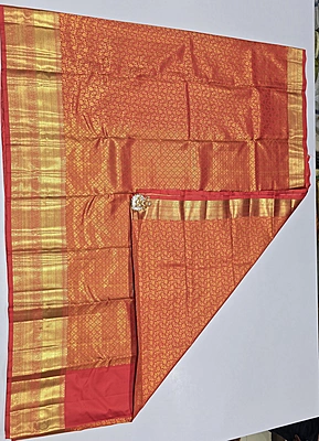 Brocket Self Saree (id 6011)