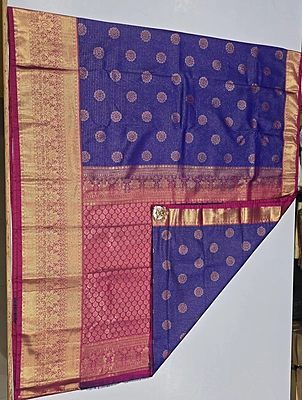 Bridal Brocket Pattu saree (id 7003)