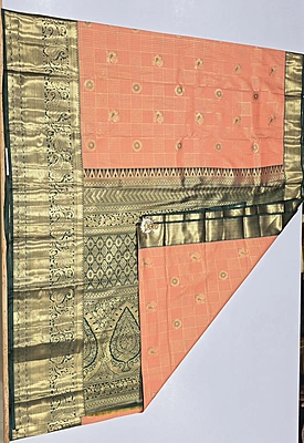 Bridal Brocket Pattu Saree (id 7004)