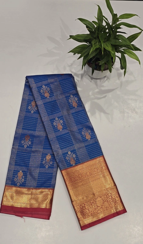 Bridal Brocket Pattu Saree (id 7008)