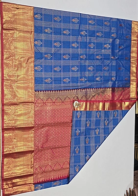 Bridal Brocket Pattu Saree (id 7008)