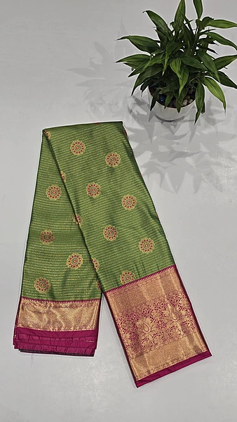 Bridal Brocket Pattu Saree (id 7009)