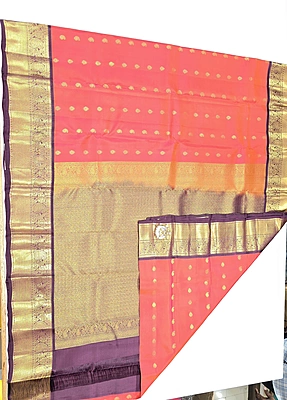 Pure Kanchi Pattu Silk (id 8001)