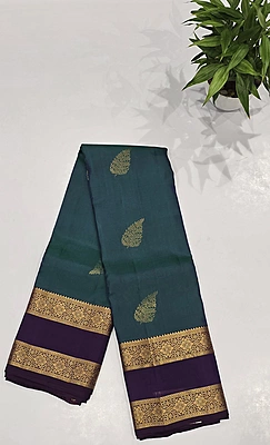 Pure Kanchi Pattu Silk (id 8002)