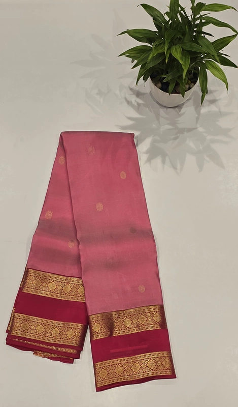 Pure Kanchi Pattu Silk (id 8003)