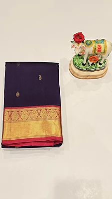 Pure Kanchi Pattu Silk (id 8006)